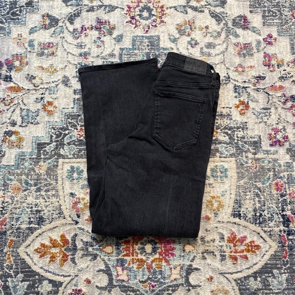 Madewell Faded Black Curvy Wide Leg Jean 25R